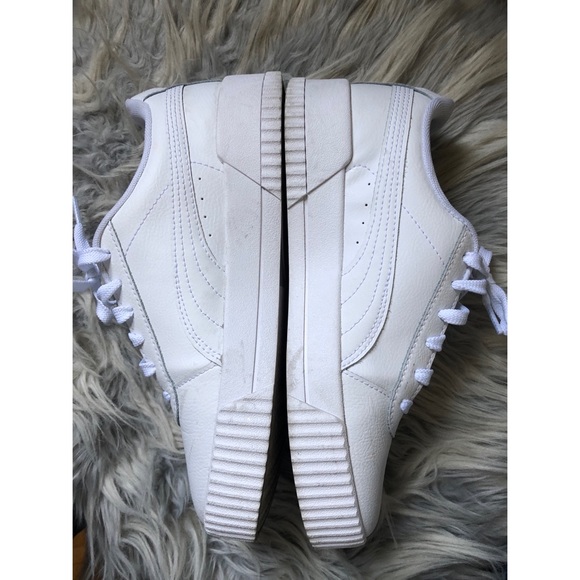 PUMA WHITE SOFT FOAM SNEAKERS - Picture 2 of 9